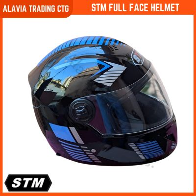 BuyFull Face Bike Helmet - Stylish, Comfortable, and New Design and Perfect for Every Ride- Blue & Red Graphics  Best Prices in Bangladesh