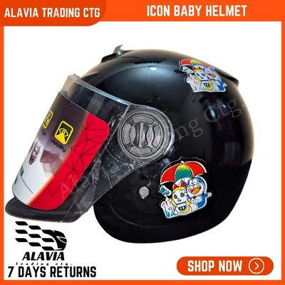 BuyBaby Icon Bike Helmet for Boys & Girls (3-12 Years) - Safe & Stylish Icon Design for Kids.Safeguard for Baby Riders Best Prices in Bangladesh