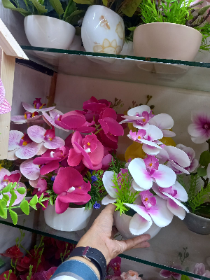 Buy Atrificial Flower in Unique Orchid with top for room decoration  at Best Prices in Bangladesh
