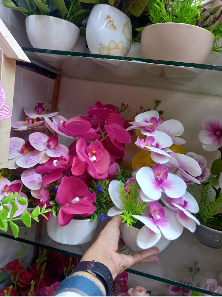 Buy Atrificial Flower in Unique Orchid with top for room decoration  at Best Prices in Bangladesh