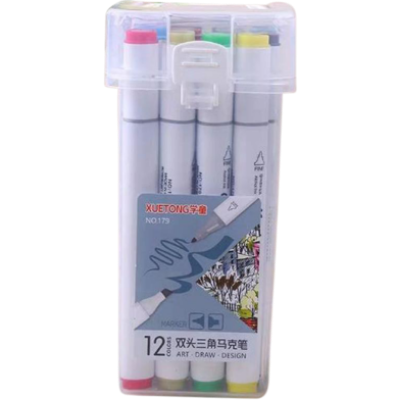 Buy  XUETONG Alco. Dual Tip Art Marker -12 Colors Online in Bangladesh at Best Prices 