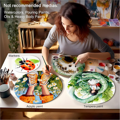 Buy  Round Canvas 10 inch Online in Bangladesh at Best Prices 