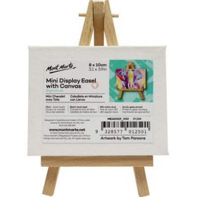 Buy  Mont Marte Mini Display Easel with Canvas 8 x 10cm Online in Bangladesh at Best Prices 