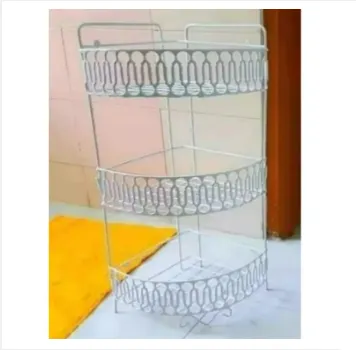 Buy   3 Steps Hanging corner Storage Rack Organizer Kitchen rack Furniture space savers   at Best Prices in Bangladesh