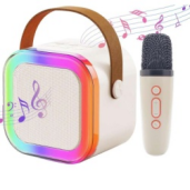Buy   K12 Bluetooth Karaoke Machine Portable 5.3 PA Speaker System with Wireless Microphones Home Family Singing Children's Gifts By MMM   Online at Best Price