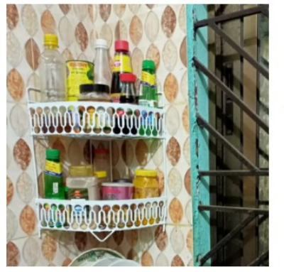 Buy Square 3 Layer Hanging Wall Storage Organizer Self / Rack  at Best Prices in Bangladesh