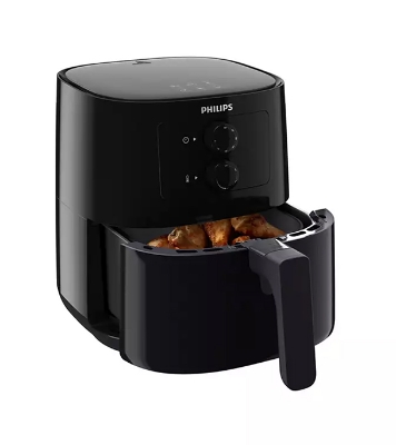 Buy PHILIPS Air Fryer HD9200/90, uses up to 90% less fat, 1400W, 4.1 Liter, with Rapid Air Technology Black at Best Price in Bangladesh