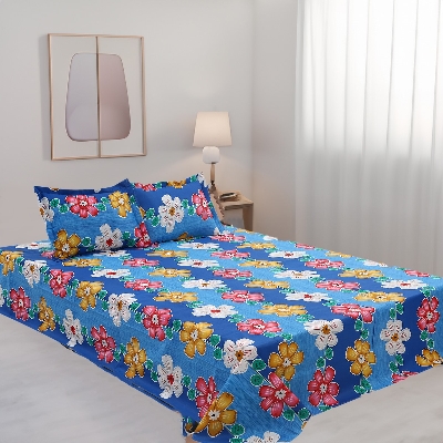 Buy Double Bed Sheet with Two Pillow Covers at best price in Bangladesh