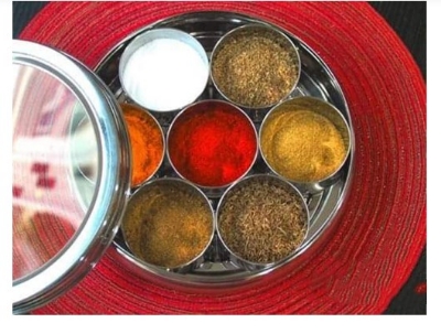 Buy   6pcs Spice Jar Set Magnetic Stainless Steel With Storage Still Bowl Set,7 PC Stainless Steel Spice Jar Set with Tray,Magnetic Mini Stainless Steel Spice Jar set of 7 rectangular tray. at Best Prices in Bangladesh