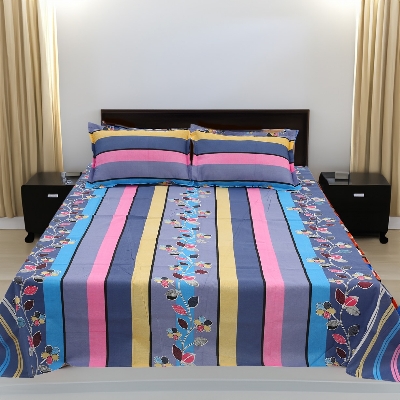 Buy Double Bed Sheet with Two Pillow Covers at best price in Bangladesh