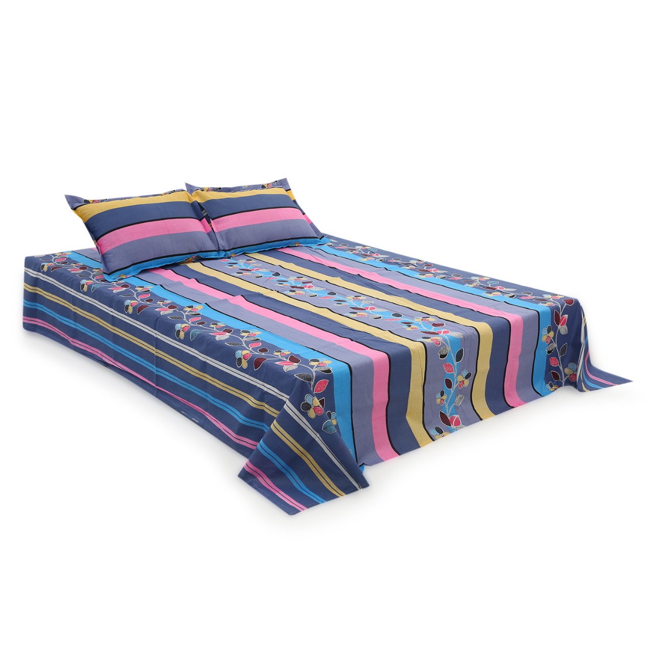 Buy Double Bed Sheet with Two Pillow Covers at best price in Bangladesh