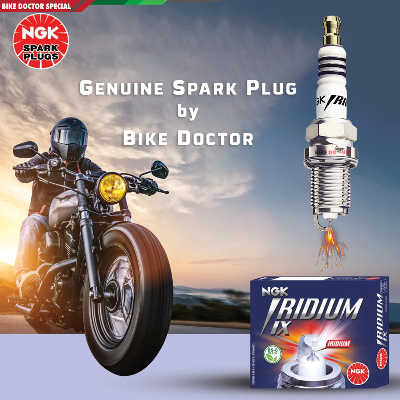 Buy  NGK IRIDIUM IX Long and Short Thread Performance Spark Plug for All Motorcycle (Made in Japan-USA Edition) best Price In Bangladesh