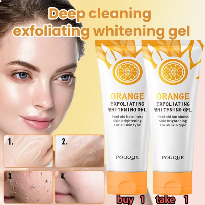 Picture of Orange Exfoliating Whitening Gel Orange Exfoliating Gel Scrub Face Whitening ( Chinese Version)