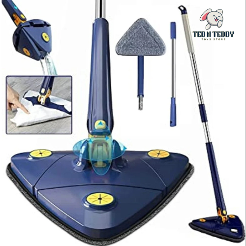 Picture of 3 IN 1 COMBO Set Triangle Mop, Long Duster & Toilet Brush