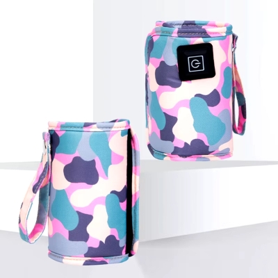 Picture of Portable Bottle Keep Warm, USB Travel Milk Heat Keeper, Baby Bottle Keep Warmer Feeding Bottle Thermostat for Home Outside in Car, Storage Cover Insulation Thermostat
