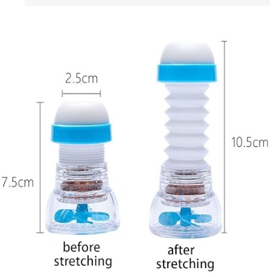 Picture of 360 Rotation Kitchen Sink Faucet Extender Spouts Sprayers Shower Tap Water Purifier Nozzle Purifier Bubbler Water Saving Filter