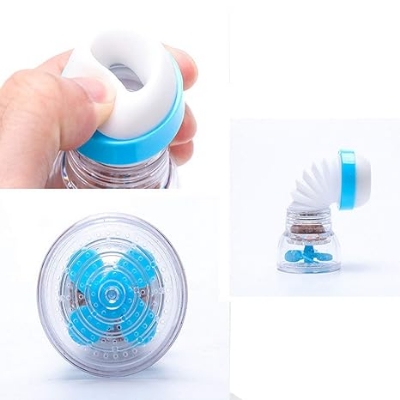 Picture of 360 Rotation Kitchen Sink Faucet Extender Spouts Sprayers Shower Tap Water Purifier Nozzle Purifier Bubbler Water Saving Filter