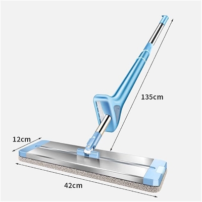 Picture of 360° Automatic Rotating Squeeze Mop Magic Self-cleaning Flat Mop Lazy Household Cleaning Tool For Washing The Floor Home And Kitchen Products Easy To Clean