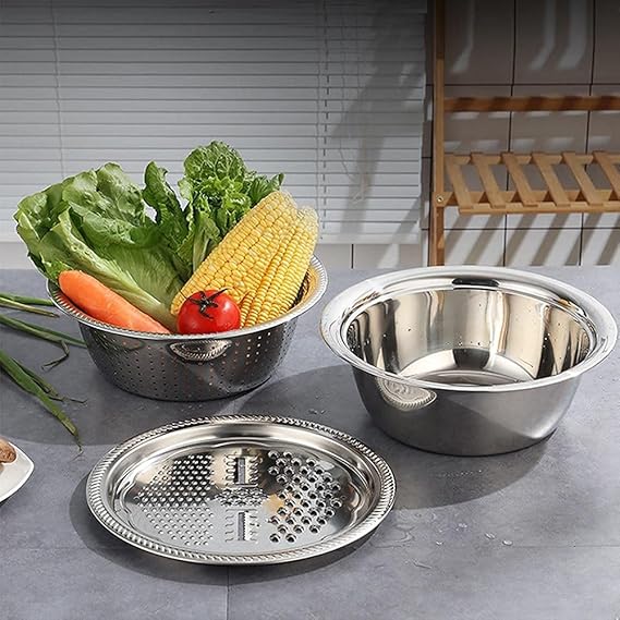 Picture of 3 In 1 Vegetable Cutter with Drain Basket