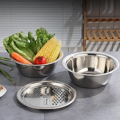 Picture of 3 In 1 Vegetable Cutter with Drain Basket
