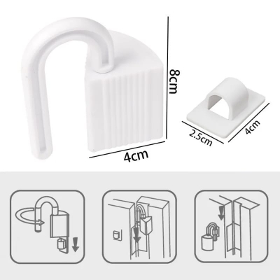 Picture of Safety Door Hinge Stopper, Finger Hands Protector Plastic Pinch Guard Safety for Kids Children 2pcs