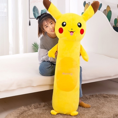 Picture of Soft Pikachu pillow plush toy Pokemon cartoon doll bed decoration birthday gift