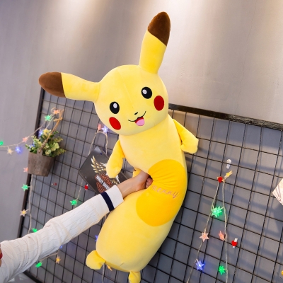 Picture of Soft Pikachu pillow plush toy Pokemon cartoon doll bed decoration birthday gift