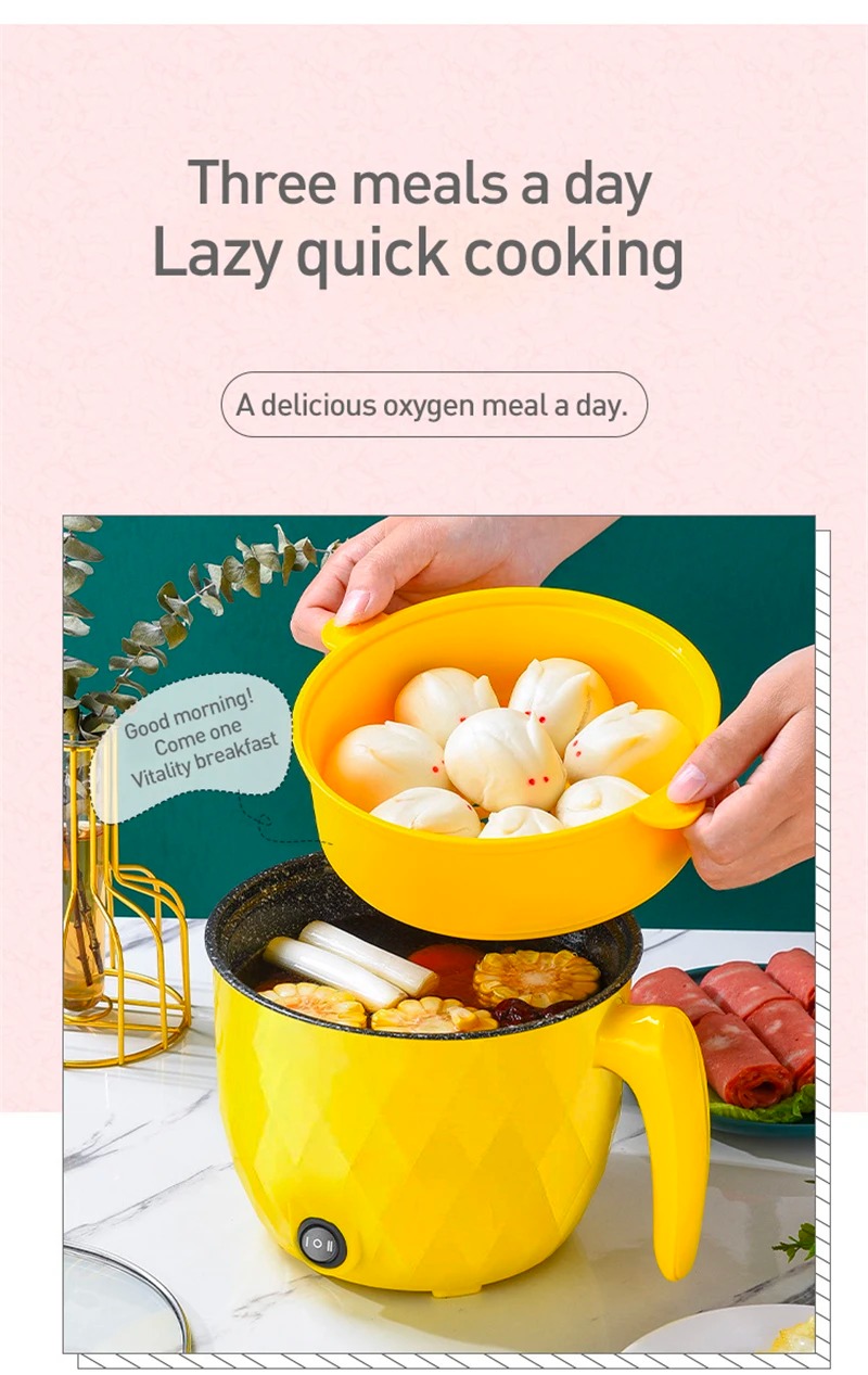 Picture of Multi-Mini-Electric Rice Cooking 1.5 L. Non-Stick Cooker