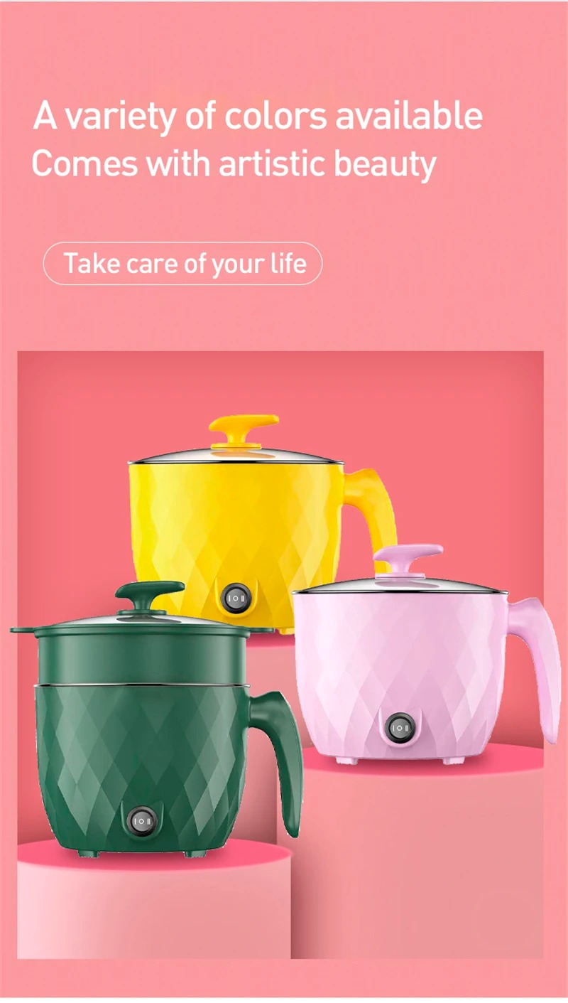 Picture of Multi-Mini-Electric Rice Cooking 1.5 L. Non-Stick Cooker