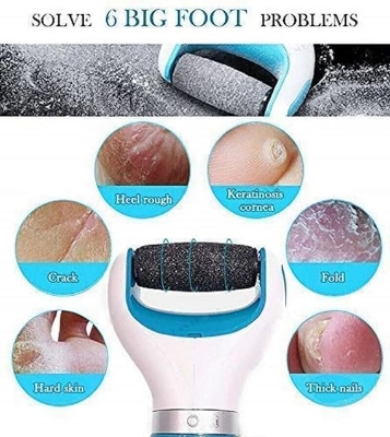 Picture of Surat Dream Dead Skin Remover Foot Scrubber For Cracked Heels Feet Callus Remover Electric Pedi Roller Leg