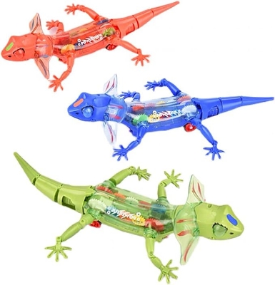 Picture of Lizard Toy, Battery Operated Robot Lizard Toy, Anti-collision, No deformation, Orange