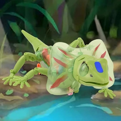 Picture of Lizard Toy, Battery Operated Robot Lizard Toy, Anti-collision, No deformation, Orange