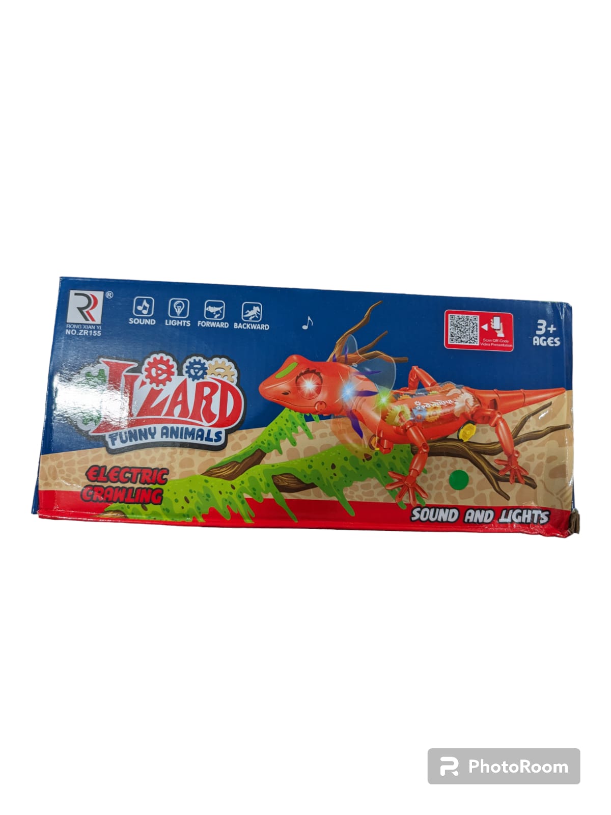 Picture of Lizard Toy, Battery Operated Robot Lizard Toy, Anti-collision, No deformation, Orange