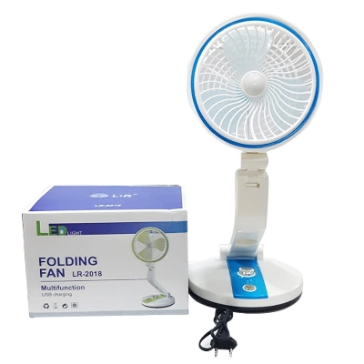 Picture of Folding Multi-function USB Charging Fan with builtin LED Light
