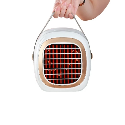 Picture of Air Cooler USB  Desktop Portable Refrigeration Humidification Night Light Air Conditioning Fan