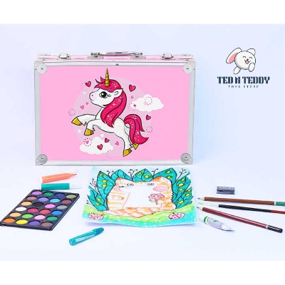 Picture of Kids Educational Toys Drawing Tools Art Painting Box Set Colorful DIY Marker Pens Crafts For Children's Day Gift Birthday Gift