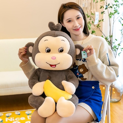 Picture of Banana monkey Soft Lovely plush toy Monkey Stuffed Animal Plush Toy