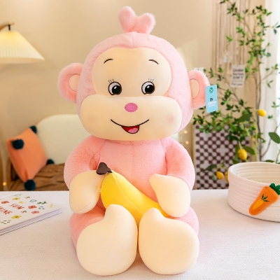 Picture of Banana monkey Soft Lovely plush toy Monkey Stuffed Animal Plush Toy