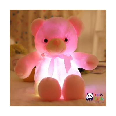 Picture of Hot Led Light Up Teddy Bear Stuffed Animals Plush Toy Colorful Glowing Teddy Bear 2.5 Feet
