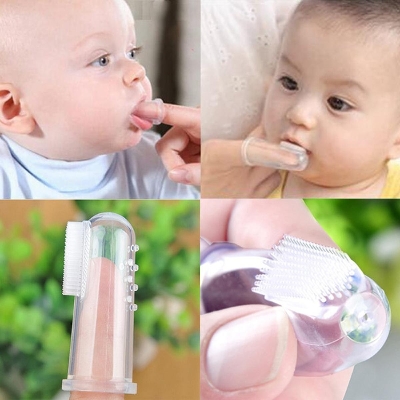 Picture of Silicone Baby Finger Tooth Brush with Box