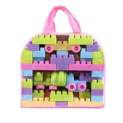 Picture of Educational Building Train Blocks  For Kids  Plastic Building Block Set Toy For Kids (Multicolor)