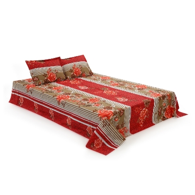 Buy Double Bed Sheet with Two Pillow Covers at best price in Bangladesh