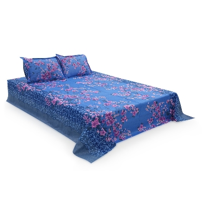 Buy Double Bed Sheet with Two Pillow Covers at best price in Bangladesh