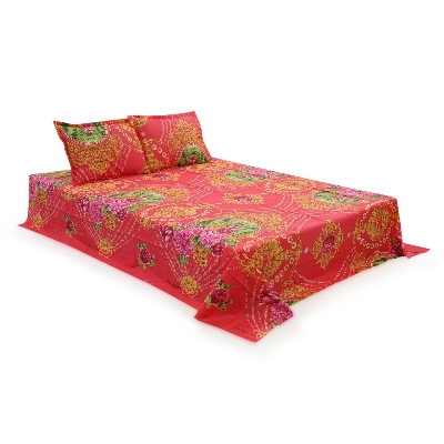 Buy Double Bed Sheet with Two Pillow Covers at best price in Bangladesh