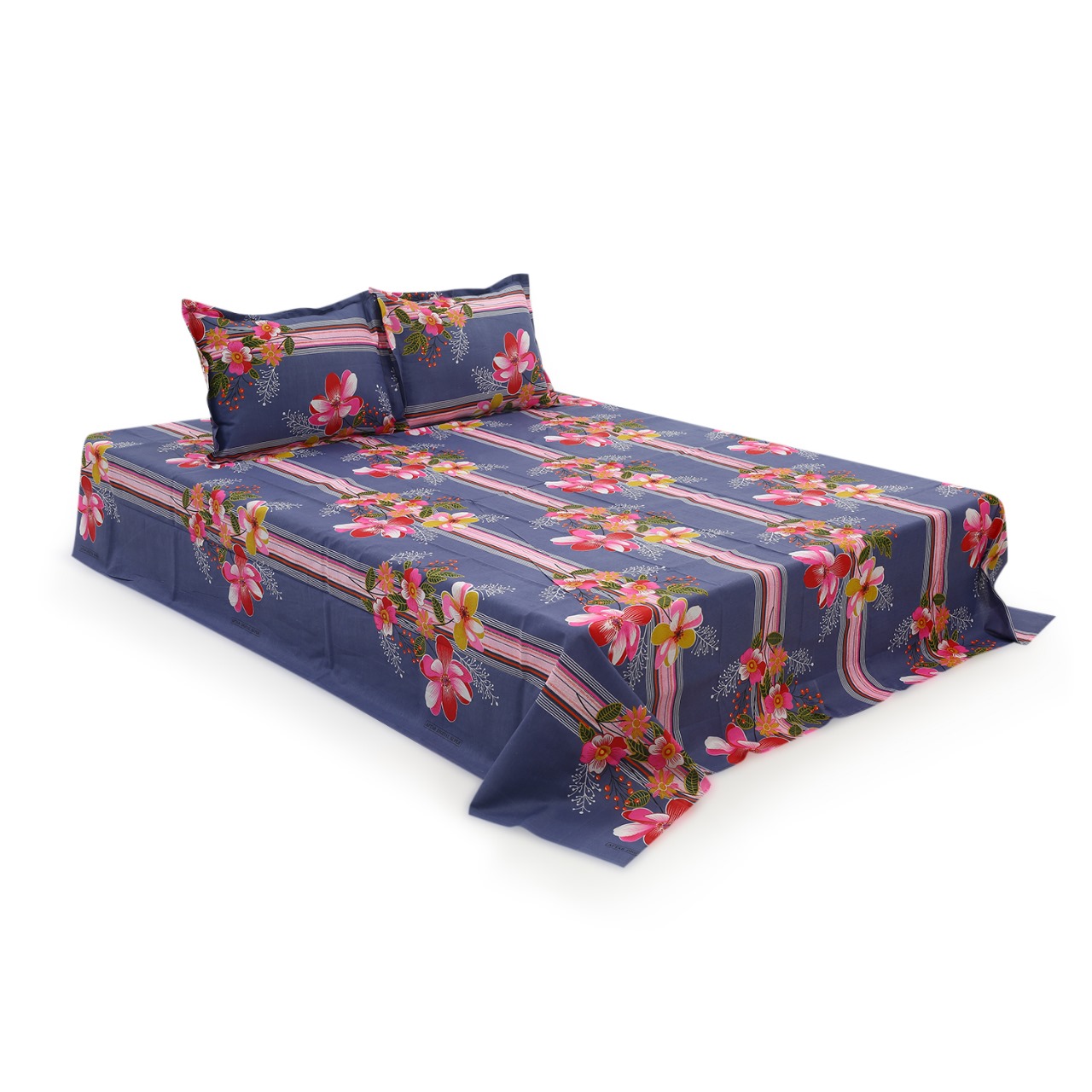 Buy Double Bed Sheet with Two Pillow Covers at best price in Bangladesh