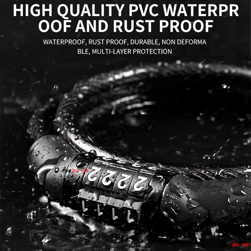 Buy   ​​​​Multifunctional Helmet Bicycle 4 Digit Combination Lock Light Weight 1 Piece best Price In Bangladesh