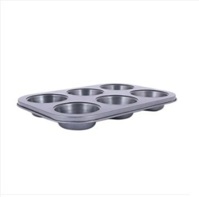 Buy 6 Round Non Stick Muffin and Mini Cupcake Mold - Black  at Best Prices in Bangladesh