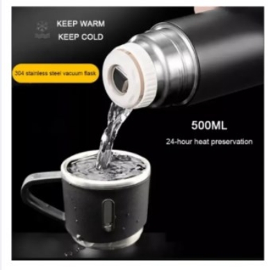 Buy Stainless Steel Thermos bottle 500ml Thermal Vacuum Flasks Thermos Flask Double Wall Insulated Cup   at Best Prices in Bangladesh