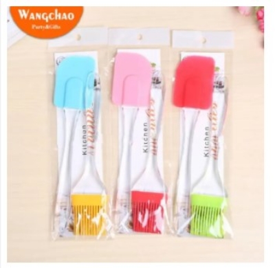 Buy  2PCS/Set Silicone Spatula Barbeque Brush Cooking Utensil Tool Kit  at Best Prices in Bangladesh