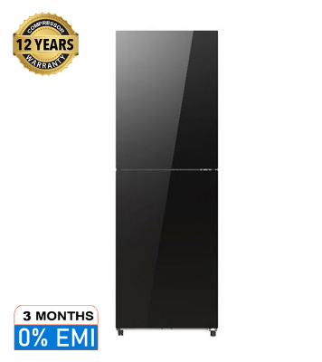 Buy Hisense 277 Liter Top Mount Inverter Glass Door Refrigerator (RT1G276NAB/BD3) Black (Best Price) at Best Price In Bangladesh